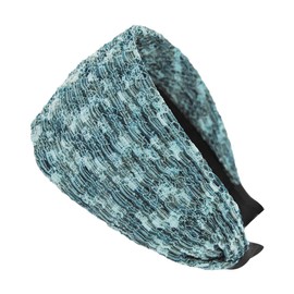 axy Wide Headband – Women's Headband Vintage Beautiful Headband Hair Accessories HR32C (Blue)