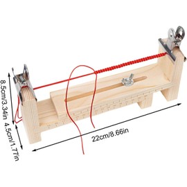 Jig Bracelet Maker Wooden with Bracelet Maker Knotters Tool Kit,Jig Bracelet Braiding Tool for DIY Craft Bracelets Weaving Jewelry Making Kits.This product is not suitable for children under 12