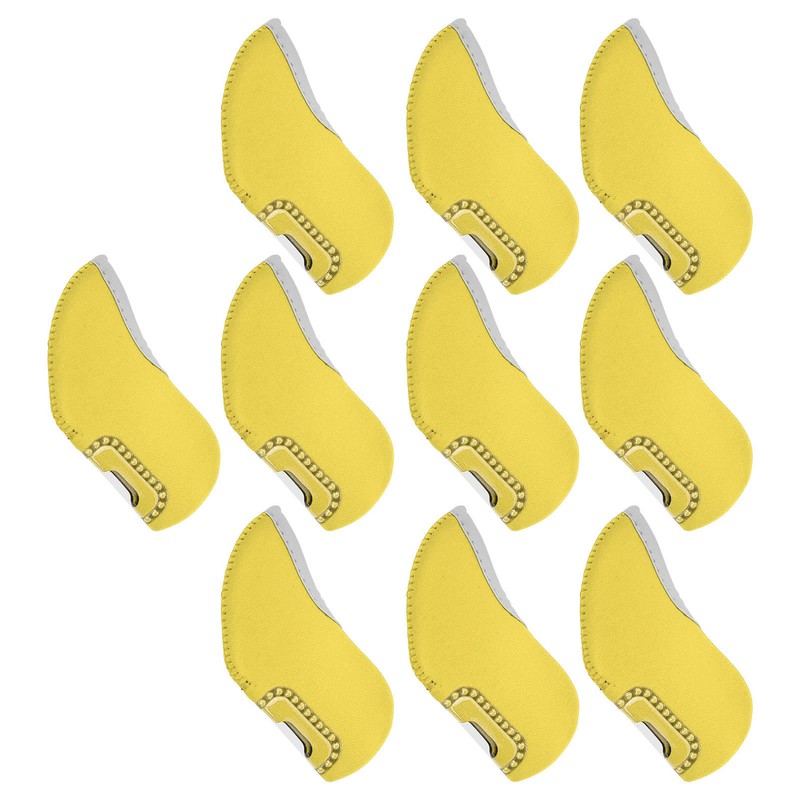 10Pcs Golf Putter Head Cover Iron Club See Through Window