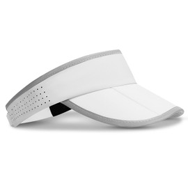 Foldable Sports Sun Visor Hat - Adjustable Running Golf Tennis Cap with Mesh&Reflective Design, Quick Drying for Men & Women