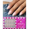 Light Pink Short Almond Press On Gel Nails 16 Sizes