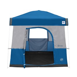 E-Z UP Camping Cube Sport, Converts 10' Angled Leg Canopy into Camping Tent, Royal Blue (Canopy/SHELTER NOT Included)