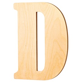 UNFINISHEDWOODCO 23 in. Letter D Unfinished Vintage Monogram Wood Letter. for Your DIY Decor Such as Door Hanger, Wall Decor, Alphabet for Birthday, Wedding (D)