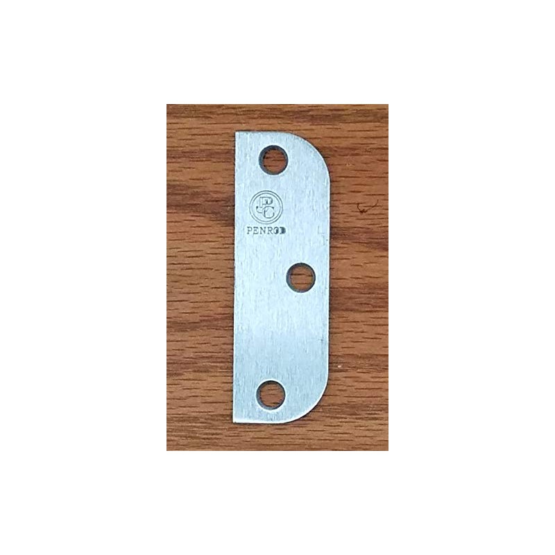 Hinge Blanks for Door Hinges, Satin Nickel, Filler Plates, 3.5