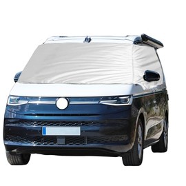 Windscreen Cover for VW T7 Windscreen Cover Anti-Snow Sun Protection Car Windscreen Frost Protection Cover Winter Summer Luxury Silver Wrap