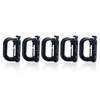Holesto Plastic Carabiner - Tactical Carabiner Clip Black - Durable