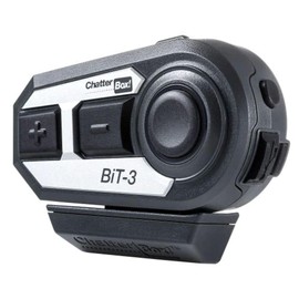 ChatterBox! BiT-3 Bluetooth Helmet Communicator | Bluetooth for Audio | Universal Pairing 2 Riders | Stereo Headset, Boom & FFM Mic | IP54 | FM Radio | Motorcycles Snowmobiles UTV ATV Snowboarding