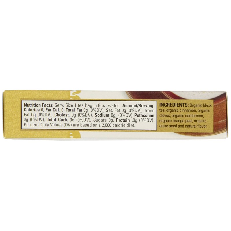 Davidson's Tea Mandarin Anise Chai, 8-Count Tea Bags (Pack of