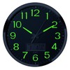 Plumeet Night Light Wall Clock, 14’’ Large Bedroom Wall Clocks