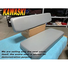 New Replacement seat cover Rear fits Kawasaki Mule 3010 Trans UTV Diesel Transport Gray 833A