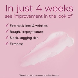 DEKLIDERM- ESTUDIADO CLÍNICAMENTE: la crema reafirmante de cuello Dekliderm para mujeres está clínicamente estudiada para mejorar la apariencia de las arrugas y la suavidad del cuello y el pecho despu