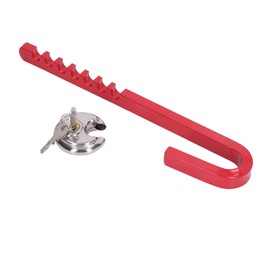 Wheel Lock, J Type Trailer Wheel Locks, Anti Theft Wheel Clamp Lock Tire Lock with 2 Keys, Universal Wheel Clamp Lock Steel Tire Lock for Car Truck RV Wheel Protection