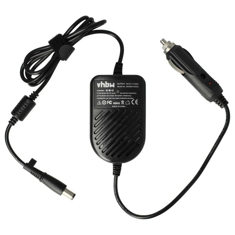 vhbw Car Charger Compatible with Dell Latitude E4300, E4310, E4200,