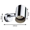 Paulmann Deckenleuchte Mintaka IP20 max 1x20W GU10 Chrom 230V Metall
