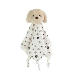 CREVENT Cuddly Plush Baby Safety Blanket, Baby Bed Blanket for Girls and Boys Newborn, Birthday Gift (Dog)