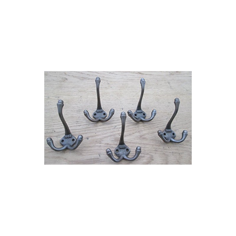 Ironmongery World 5 X 1883 Classic Antique Style Triple Coat