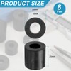 QUARKZMAN Pack of 8 Rubber Washers Rubber Spacer 20 mm