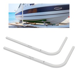 KUAFU 1 1/2" Boat Trailer Square Guide 1/8" Thick Aluminum Square Guide Pole On Poles Guide-On Pair