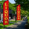 Tingjoo 15FT Liquor Feather Flag Pole Kit for Outdoor Advertising