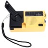 Hand Crank Flashlight Radio Portable Mini FM AM Weather Radio