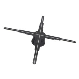 Holographic 3D Projector 45cm 4 Blades 3D Hologram Fan Advertising Display Built-in 8GB Support WiFi App Hologram Projector for Business Signs, Bars etc