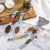 Magnetic Measuring Spoons Set 8 Pcs, Space Saving, Stackable, Precise