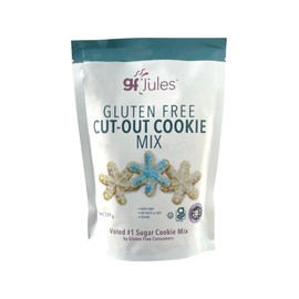 gfJules Certified Gluten Free Cut Out Cookie Baking Mix | Non-GMO, Vegan, Kosher & Top 9 Allergen Free | Baking Alternative to Regular Cookie Mixes, Make 36 Sugar Cookies | 19 Ounces