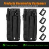Upgraded Tactical Drawstring Molle Water Bottle Holder Tactical Pouches (NEW-2P