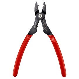 Wire Crimper and Stripper，4-in-1 Cable Repair Tool, 7-Inch Multipurpose Crimp Pliers with Ergonomic Handle, Hardened Wire Cutters for Electrical Repairs