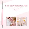 Juego de brochas profesionales para decoración de uñas de 6