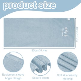 NHPY Fitness towel, sports towel, gym, sports towel, gym towel, 1 piece, 95 x 40 cm, soft and skin-friendly, sweat-absorbing and non-slip, suitable for fitness activities