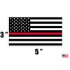 Rogue River Tactical Thin Red Line Firefighter Flag Sticker Support