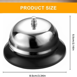 MITUMORMOR Tischglocke Tischklingel Rezeptionsklingel, Küche Hotel Zähler Rezeption Weihnachten Handwerk Glocke, Rezeptionsklingel mit Knackigem Klingeln,Tischklingel für Restaurants, Hotels, Bars