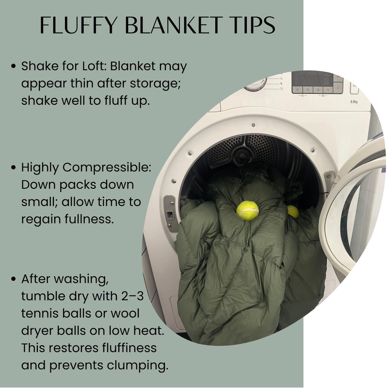 Noora North Down Camping Blanket with Footbox – Lightweight, Packable,