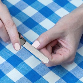 Stainless Steel Nail File,Thick Toenail Files - Small Stainless Steel Toenail Grinding Tool for Travel Business Car Home