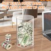 HCHANGEN Clear Piggy Bank for Adults, Acrylic Piggy Bank Must