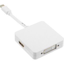 InLine® DisplayPort to HDMI/DVI Adapter 17195i White