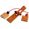 Tong Tang Puzzle, Knobelwood String Puzzle Made of Wood, Lord