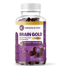 Brain Gold Gummies Hongos Melena León 60 Unidades