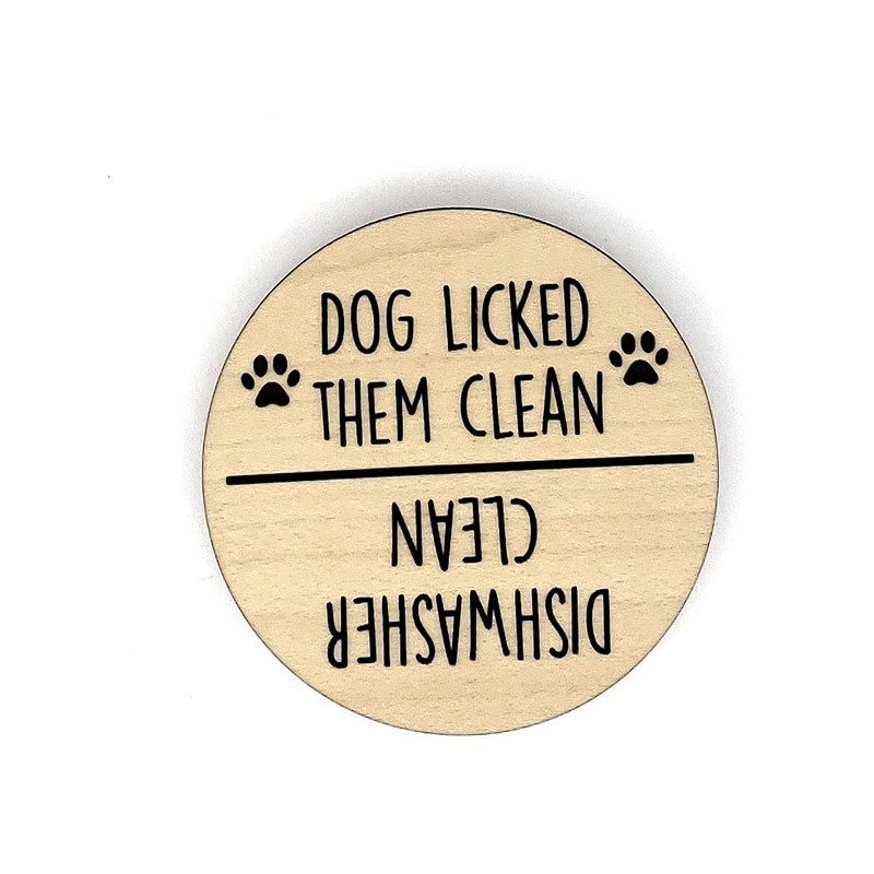 Funny Kitchen Gadgets Clean and Dirty Sign for Dishwasher, Apartment