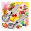 ApexStarsGroup Ice Cream Scoop – Heavy-Duty Stainless Steel with Trigger