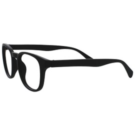 Opulize Pop Pack of 2 Black Purple Spacers Short Vised Myopia Retro Round Men Women MM2 MM2-15-250 2