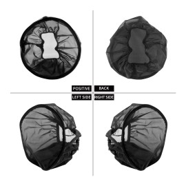 HDBUBALUS Waterproof Rain Sock Inverted Air Cleaner Cover For Harley Touring Softail Dyna