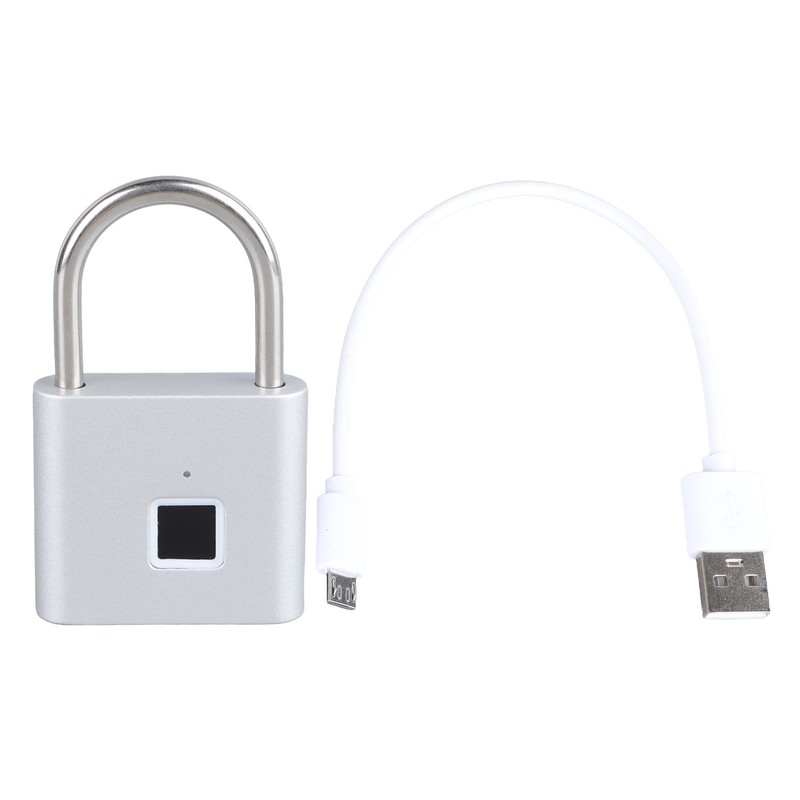 Fingerprint Padlock High Security Fast Unlocking Waterproof Long Lasting Smart