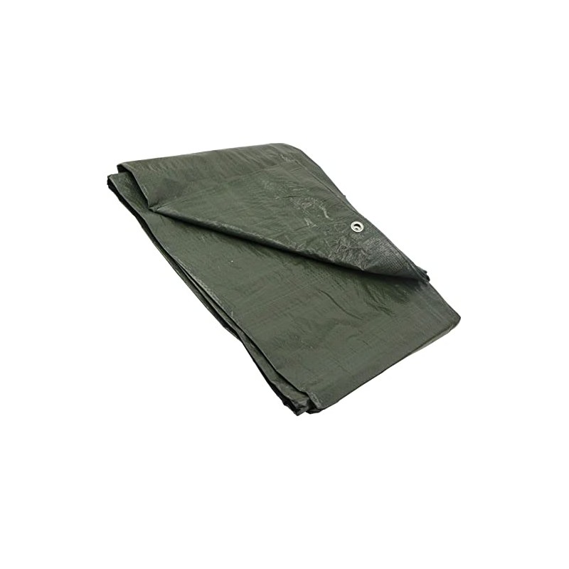 GARDENIX Multi-Purpose Tarpaulin, Fabric Tarpaulin, Protective Tarpaulin, Green, 90 g/m²