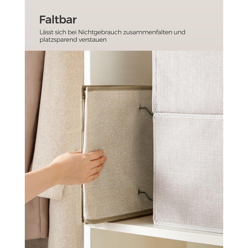SONGMICS Hanging Organizer Closet Organizer Hanging Shelf Hanging Storage Foldable