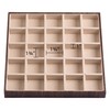 Frebeauty Earring Organizer Classic Jewelry Box 50 Slots Double Layer
