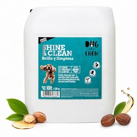 Shampoo para Perro - Brillo y Limpieza - Hipoalergnico - Apto para Todas las Razas (10 Litros, Shine and Clean)                                       