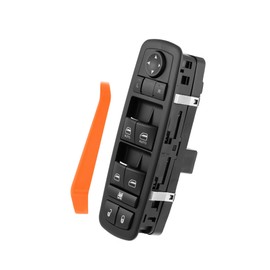 Hihaha 68110866AA 68110866AB Front Left Side Car Power Window Switch Lift Button Panel Master Control Switch with Tool Set for Ram for Chrysler for Dodge Durable Material