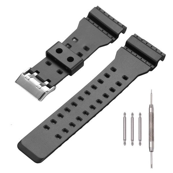 MCXGL 16mm Resin Strap Replacement for G-Shock ga110 ga100 ga120